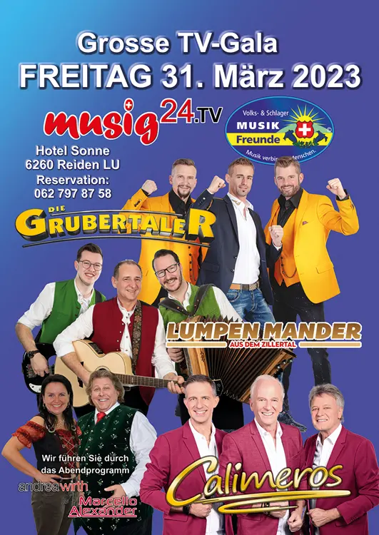 TV Gala mit TV Aufzeichnung